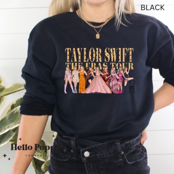 NWT Taylor Swift The Eras Tour Crewneck Sweatshirt - Picture 1 of 3